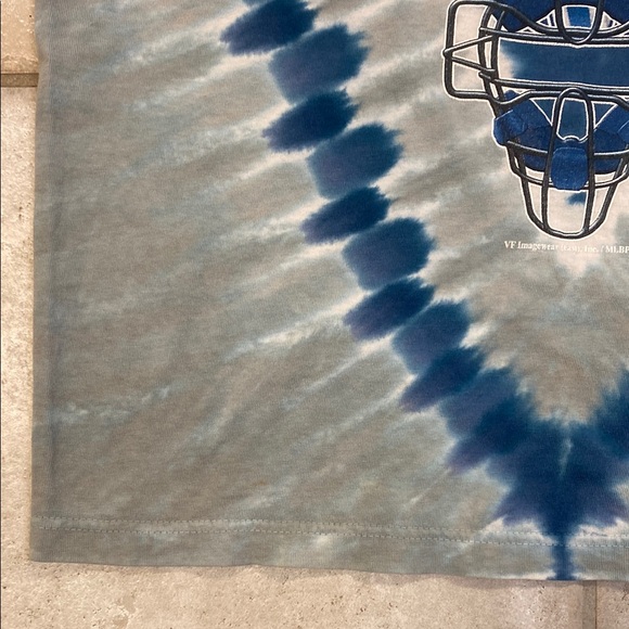 Vintage liquid blue Blue Tie-Dye New York Yankees T-Shirt - Picture 4 of 11